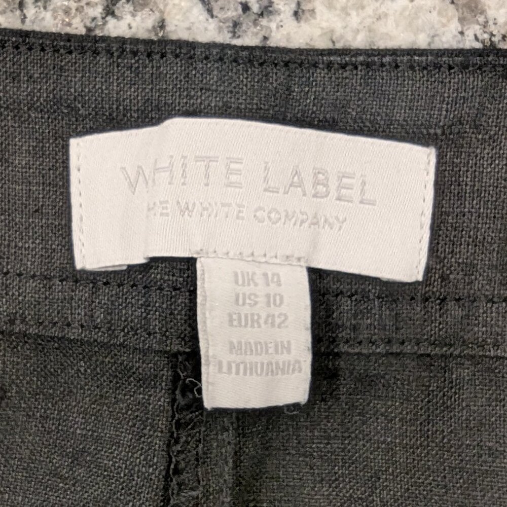 THE WHITE COMPANY 100% Linen Overalls 10 Dungarees Jumpsuit Black Loose Oversize - Picture 6 of 9